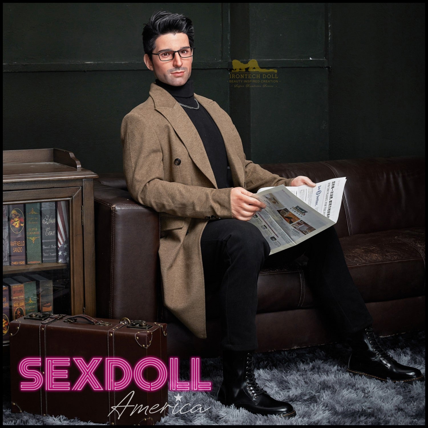 Realistic Sex Doll 176 (5'9") George Smart (Head #M3) Male - Full Silicone - IRONTECH Dolls by Sex Doll America