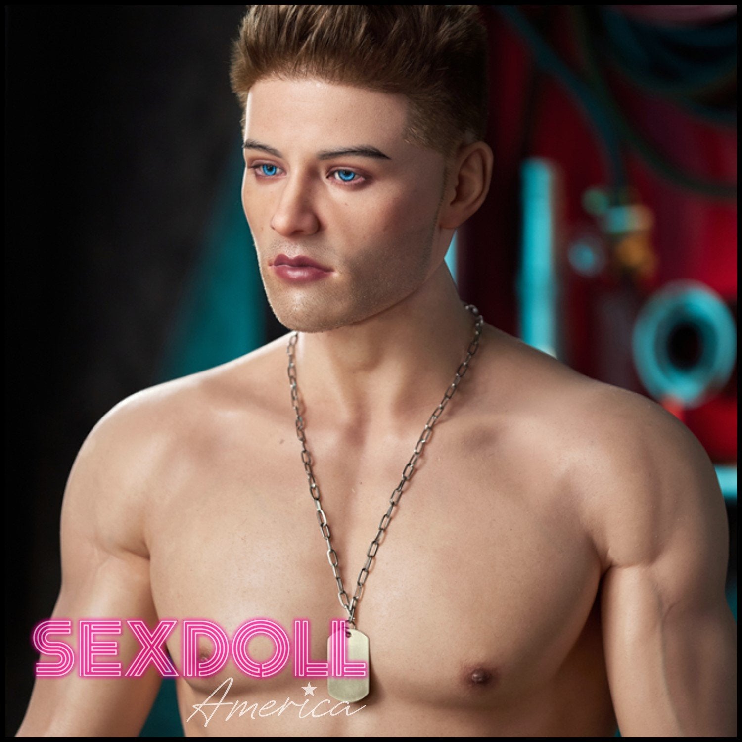 Realistic Sex Doll 176 (5'9") Jack Sexy (Head #M4) Male - Full Silicone - IRONTECH Dolls by Sex Doll America