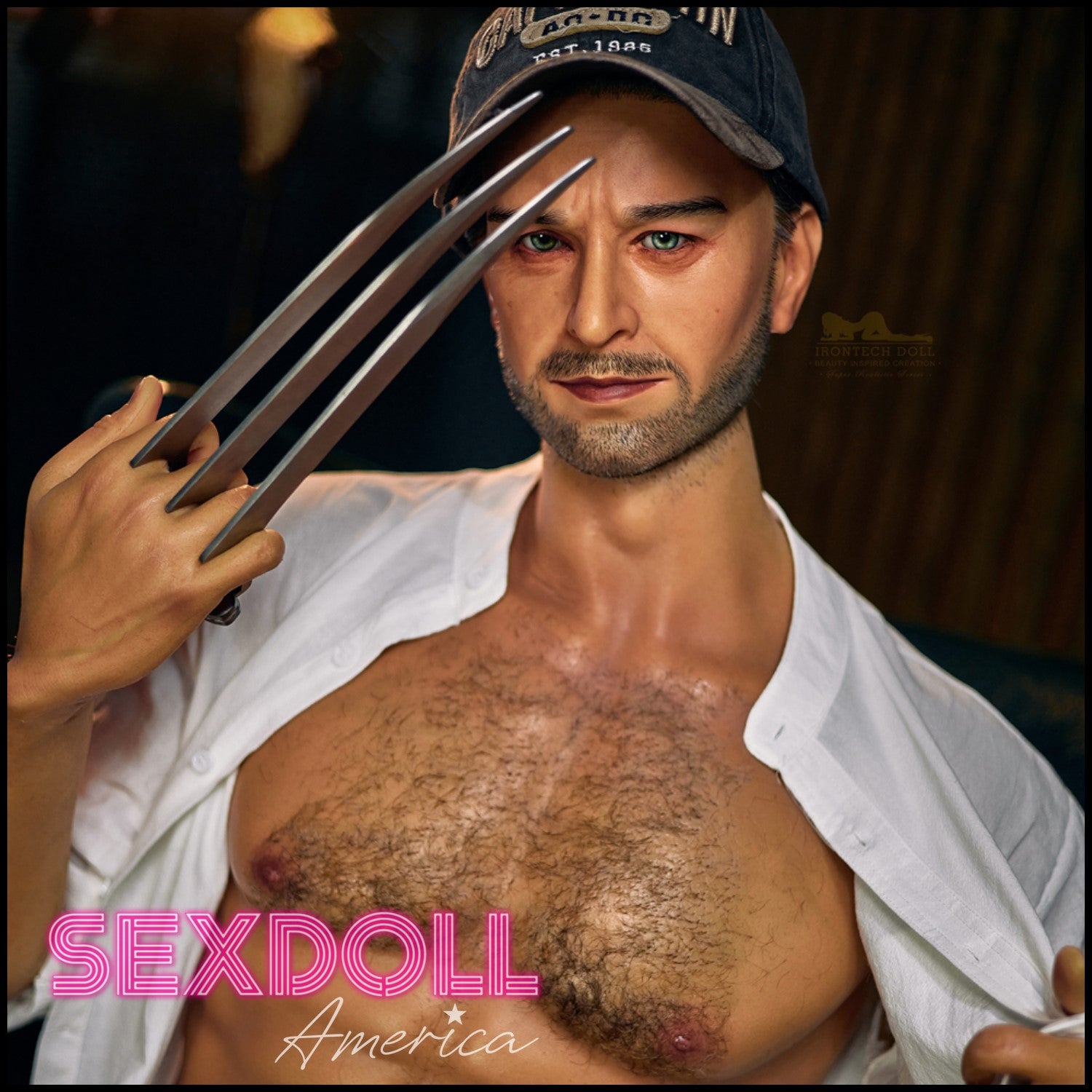 Realistic Sex Doll 176 (5'9") William (Head #M2) Male - Full Silicone - IRONTECH Dolls by Sex Doll America